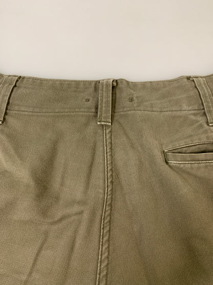【中古品】【メンズ】 GERMANY ARMY ジャーマニー アーミー 90S MOLESKIN PANTS 90年代 モールスキンパンツ メンズ ヴィンテージ ボトムス 156-260704-hu-22-min サイズ：1 カラー：カーキ系 万代Net店