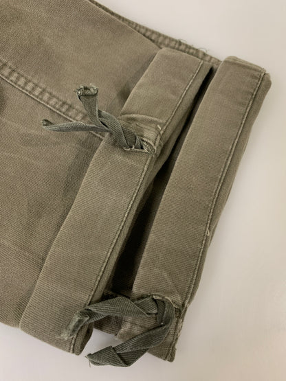 【中古品】【メンズ】 GERMANY ARMY ジャーマニー アーミー 90S MOLESKIN PANTS 90年代 モールスキンパンツ メンズ ヴィンテージ ボトムス 156-260704-hu-22-min サイズ：1 カラー：カーキ系 万代Net店