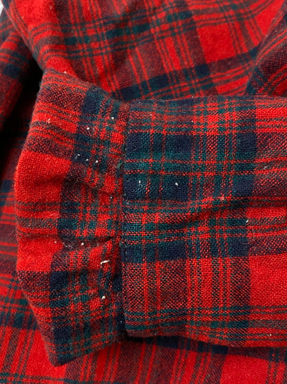 【中古品】【メンズ】 PENDLETON ペンドルトン BOARD SHIRT 50'S ボード シャツ 50年代 メンズ トップス ヴィンテージ 長袖 146-260213-em-32-min サイズ：L カラー：レッド/ブラック（チェック） 万代Net店
