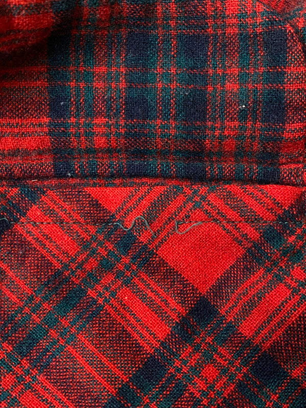 【中古品】【メンズ】 PENDLETON ペンドルトン BOARD SHIRT 50'S ボード シャツ 50年代 メンズ トップス ヴィンテージ 長袖 146-260213-em-32-min サイズ：L カラー：レッド/ブラック（チェック） 万代Net店