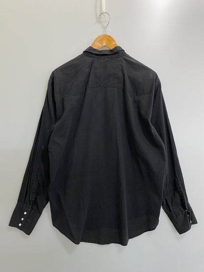 【現状渡し品】【メンズ】 KARMAN カルマン 50's WESTERN SHIRT ウエスタンシャツ 長袖シャツ トップス 146-260709-yn-08-min サイズ：M カラー：ブラック 万代Net店