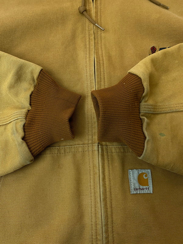 【中古品】【メンズ】 Carhartt カーハート IKO2 ACTIVE JACKET J131-BRN アクティブ ジャケット メンズ アウター フーディ 146-260213-em-33-min サイズ：L カラー：ライトブラウン 万代Net店