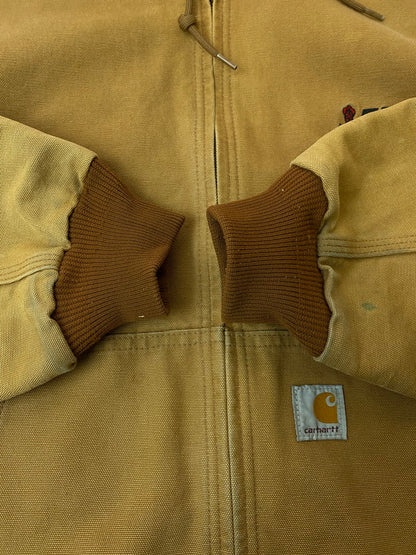 【中古品】【メンズ】 Carhartt カーハート IKO2 ACTIVE JACKET J131-BRN アクティブ ジャケット メンズ アウター フーディ 146-260213-em-33-min サイズ：L カラー：ライトブラウン 万代Net店