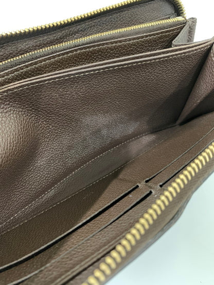 【中古品】【メンズ/レディース】 LOUIS VUITTON ルイ・ヴィトン モノグラム・アンプラント ジッピー・ウォレット M60548 SP2144 ラウンドファスナー ロングウォレット 長財布 179-260214-kk-39-min カラー：テール 万代Net店