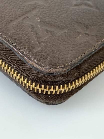 【中古品】【メンズ/レディース】 LOUIS VUITTON ルイ・ヴィトン モノグラム・アンプラント ジッピー・ウォレット M60548 SP2144 ラウンドファスナー ロングウォレット 長財布 179-260214-kk-39-min カラー：テール 万代Net店