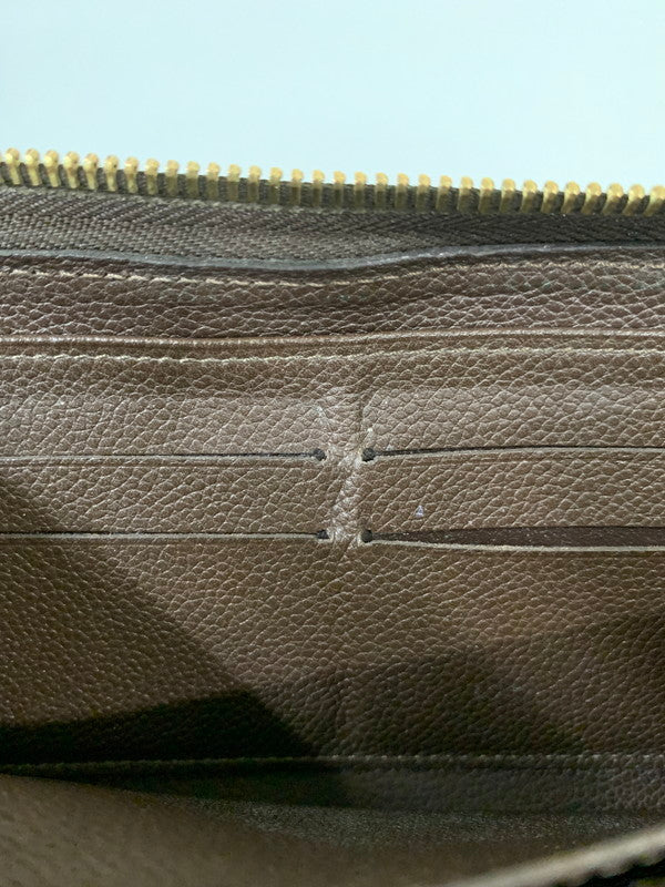 【中古品】【メンズ/レディース】 LOUIS VUITTON ルイ・ヴィトン モノグラム・アンプラント ジッピー・ウォレット M60548 SP2144 ラウンドファスナー ロングウォレット 長財布 179-260214-kk-39-min カラー：テール 万代Net店