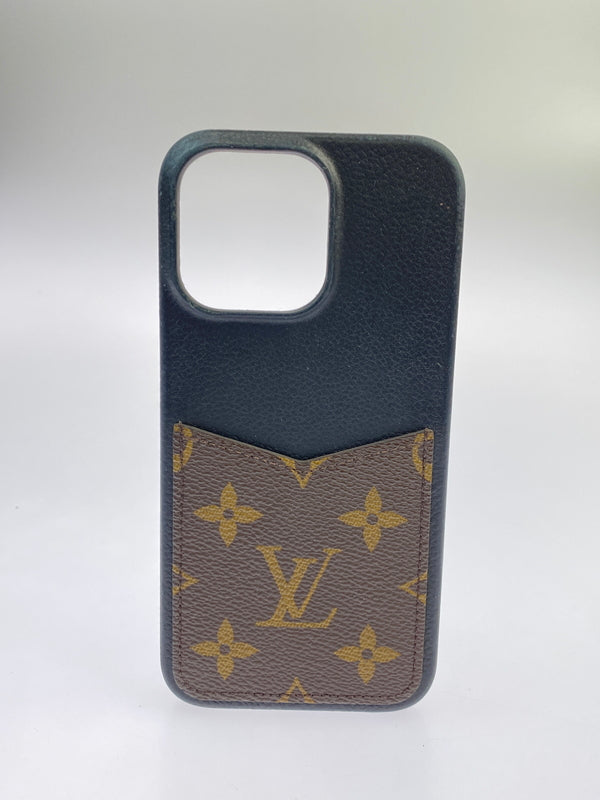 【中古品】【メンズ/レディース】 LOUIS VUITTON ルイ・ヴィトン ME1214 M82888 モノグラム・バンパー IPHONE15 PRO MAX用 179-260607-AS-19-min カラー：モノグラム/ブラック 万代Net店