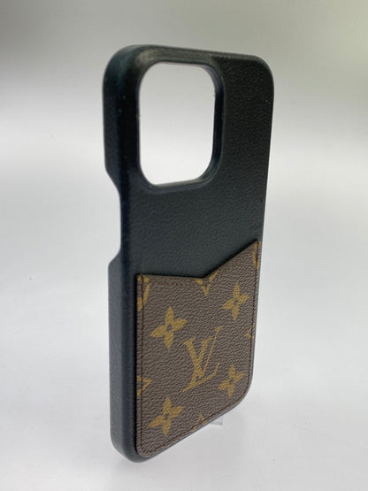 【中古品】【メンズ/レディース】 LOUIS VUITTON ルイ・ヴィトン ME1214 M82888 モノグラム・バンパー IPHONE15 PRO MAX用 179-260607-AS-19-min カラー：モノグラム/ブラック 万代Net店