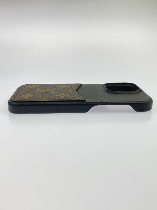 【中古品】【メンズ/レディース】 LOUIS VUITTON ルイ・ヴィトン ME1214 M82888 モノグラム・バンパー IPHONE15 PRO MAX用 179-260607-AS-19-min カラー：モノグラム/ブラック 万代Net店