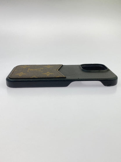 【中古品】【メンズ/レディース】 LOUIS VUITTON ルイ・ヴィトン ME1214 M82888 モノグラム・バンパー IPHONE15 PRO MAX用 179-260607-AS-19-min カラー：モノグラム/ブラック 万代Net店