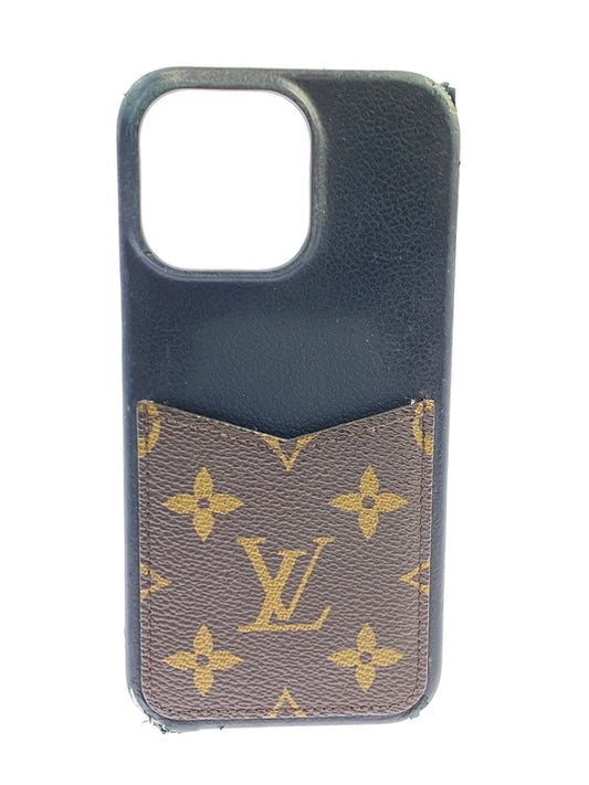 【現状渡し品】【メンズ/レディース】 LOUIS VUITTON ルイ・ヴィトン モノグラム・バンパー IPHONE15 PRO MAX用 ME0234 M82888 スマホケース スマートフォンケース 179-260713-KS-01-min カラー：ブラウン/ブラック 万代Net店