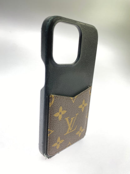 【現状渡し品】【メンズ/レディース】 LOUIS VUITTON ルイ・ヴィトン モノグラム・バンパー IPHONE15 PRO MAX用 ME0234 M82888 スマホケース スマートフォンケース 179-260713-KS-01-min カラー：ブラウン/ブラック 万代Net店