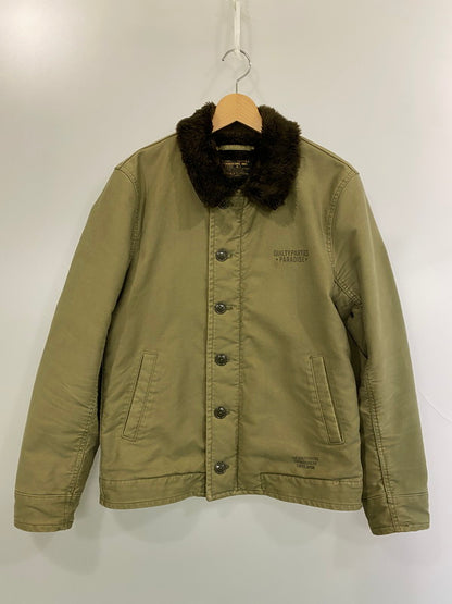 【中古品】【メンズ】 WACKO MARIA ワコマリア 15AW N-1 DECK JACKET N-1 デッキジャケット アウター 142-260214-kk-08-min サイズ：M カラー：カーキ 万代Net店