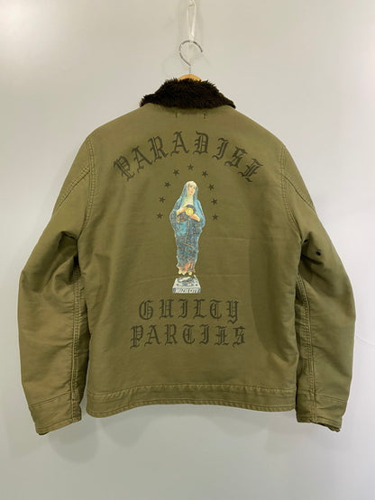 【中古品】【メンズ】 WACKO MARIA ワコマリア 15AW N-1 DECK JACKET N-1 デッキジャケット アウター 142-260214-kk-08-min サイズ：M カラー：カーキ 万代Net店