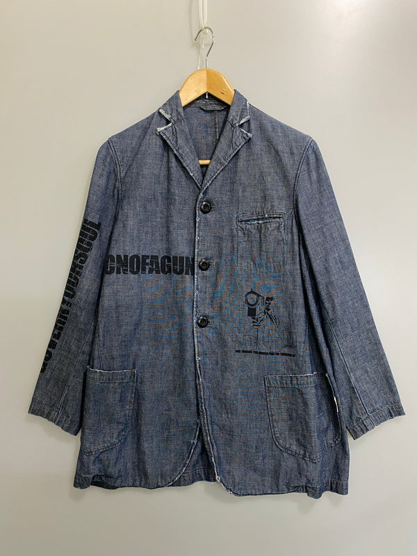 【中古品】【メンズ】 NEIGHBORHOOD ネイバーフッド 00S SONOFAGUN JACKET 00年代 サノバガン ジャケット DCNH-21 メンズ アウター 142-260630-hu-22-min サイズ：S カラー：ブルー系 万代Net店