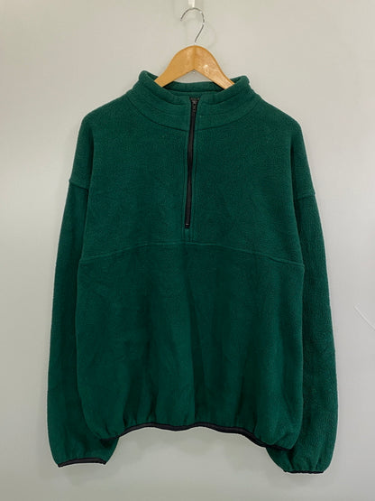【中古品】【メンズ】 GERRY ジェリー 90S HALF ZIP FLEECE JACKET 90年代 ハーフ ジップ フリース ジャケット プルオーバー ヴィンテージ トップス 144-260922-hu-29-min サイズ：XL カラー：グリーン 万代Net店