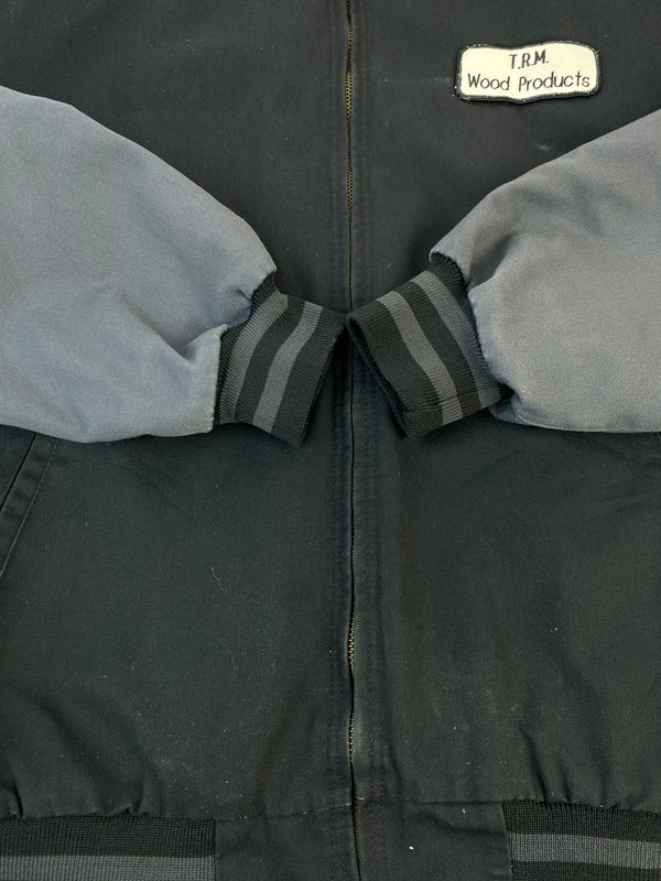 【中古品】【メンズ】 RED CAP レッドキャップ TWO-TONE WORK JACKET ツートーン ワーク ジャケットアウター ブルゾン 146-260724-hu-36-min カラー：ブラック/グレー 万代Net店