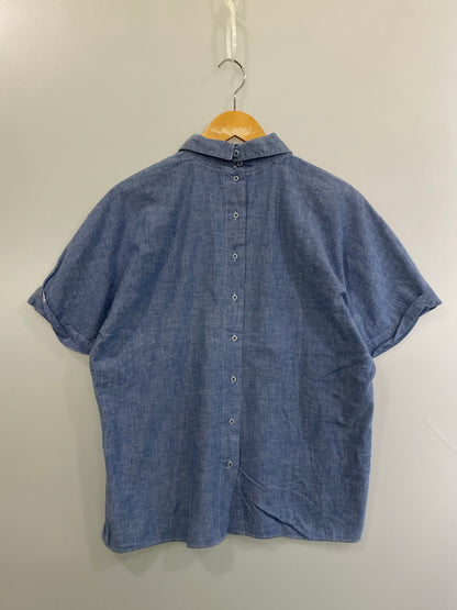 【中古品】【メンズ】 STUART LANG スチュアート ラング カプリシャツ トップス 146-260626-jt-04-min サイズ：10 カラー：インディゴ 万代Net店