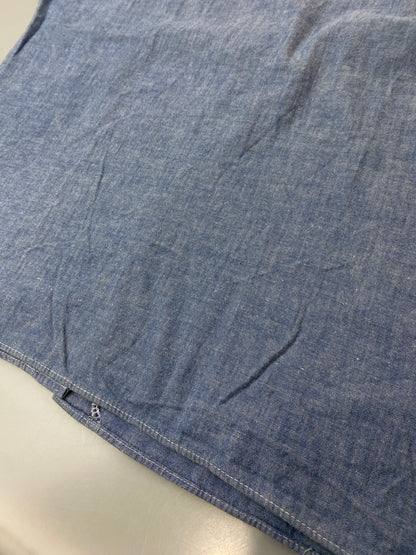 【中古品】【メンズ】 STUART LANG スチュアート ラング カプリシャツ トップス 146-260626-jt-04-min サイズ：10 カラー：インディゴ 万代Net店