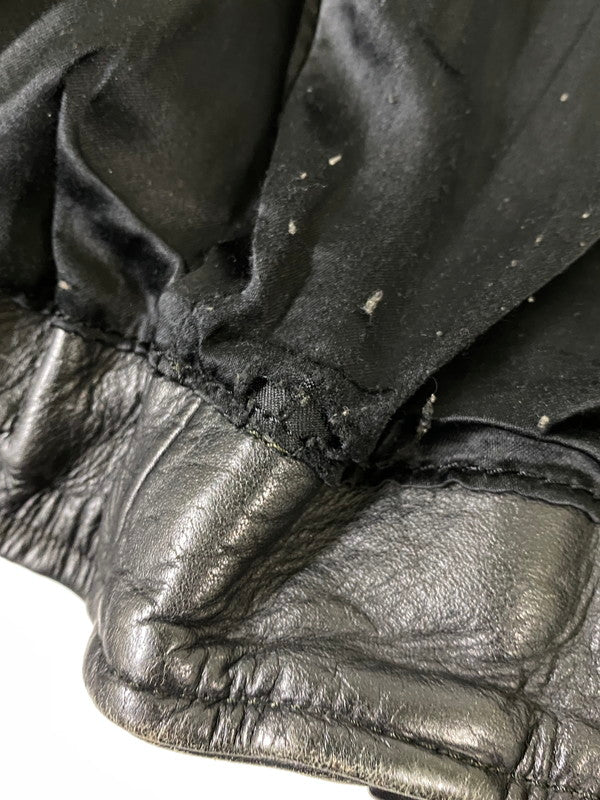 【現状渡し品】【レディース】 HIGHWAY ONE ハイウェイ ワン DOUBLE LEATHER JACKET ダブル レザー ジャケット アウター 169-260918-hu-27-min サイズ：S カラー：ブラック 万代Net店