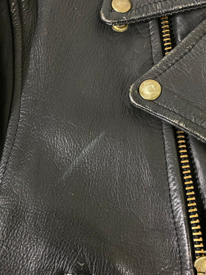 【現状渡し品】【レディース】 HIGHWAY ONE ハイウェイ ワン DOUBLE LEATHER JACKET ダブル レザー ジャケット アウター 169-260918-hu-27-min サイズ：S カラー：ブラック 万代Net店