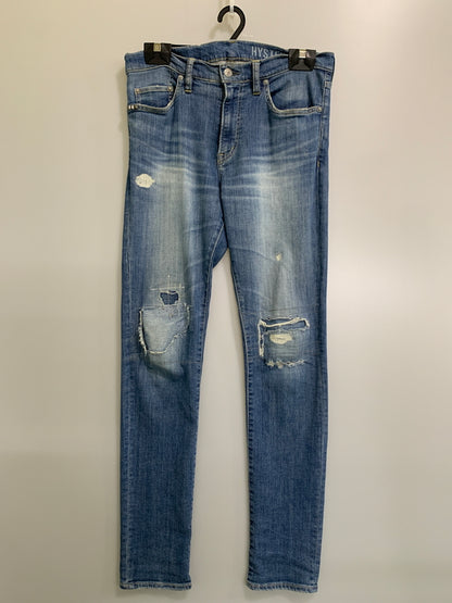 【中古品】【メンズ】 HYSTERIC GLAMOUR ヒステリックグラマー KPR加工 DENIM PANTS デニムパンツ 16SS 0261AP14 メンズ ボトムス ジーパン 151-260704-hu-29-min サイズ：32 カラー：ブルーインディゴ 万代Net店