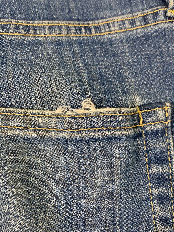 【中古品】【メンズ】 HYSTERIC GLAMOUR ヒステリックグラマー KPR加工 DENIM PANTS デニムパンツ 16SS 0261AP14 メンズ ボトムス ジーパン 151-260704-hu-29-min サイズ：32 カラー：ブルーインディゴ 万代Net店