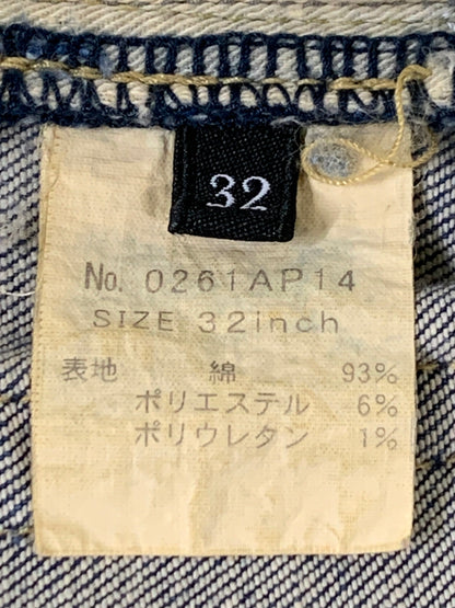【中古品】【メンズ】 HYSTERIC GLAMOUR ヒステリックグラマー KPR加工 DENIM PANTS デニムパンツ 16SS 0261AP14 メンズ ボトムス ジーパン 151-260704-hu-29-min サイズ：32 カラー：ブルーインディゴ 万代Net店