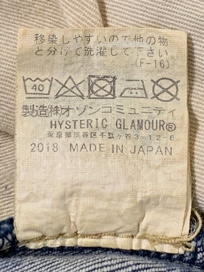 【中古品】【メンズ】 HYSTERIC GLAMOUR ヒステリックグラマー KPR加工 DENIM PANTS デニムパンツ 16SS 0261AP14 メンズ ボトムス ジーパン 151-260704-hu-29-min サイズ：32 カラー：ブルーインディゴ 万代Net店