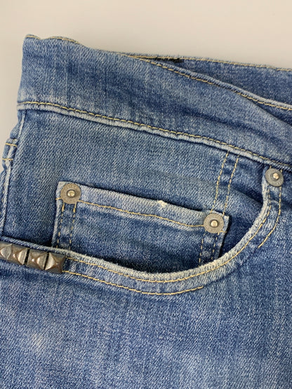 【中古品】【メンズ】 HYSTERIC GLAMOUR ヒステリックグラマー KPR加工 DENIM PANTS デニムパンツ 16SS 0261AP14 メンズ ボトムス ジーパン 151-260704-hu-29-min サイズ：32 カラー：ブルーインディゴ 万代Net店