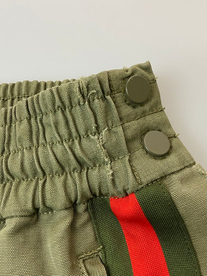 【現状渡し品】【メンズ】 READY MADE レディメイド SIDE SNAP TRACK PANT サイド スナップ トラック パンツ メンズ ボトムス 153-260213-em-08-min サイズ：2 カラー：カーキ 万代Net店