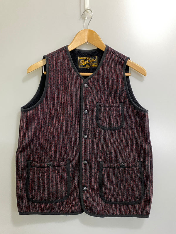 【中古品】【メンズ】 CALEE キャリー ウール混紡 ベスト メンズ 142-260630-hu-21-min サイズ：M カラー：レッド/ブラック/グレー系 万代Net店