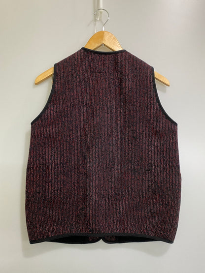 【中古品】【メンズ】 CALEE キャリー ウール混紡 ベスト メンズ 142-260630-hu-21-min サイズ：M カラー：レッド/ブラック/グレー系 万代Net店