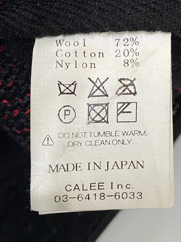 【中古品】【メンズ】 CALEE キャリー ウール混紡 ベスト メンズ 142-260630-hu-21-min サイズ：M カラー：レッド/ブラック/グレー系 万代Net店