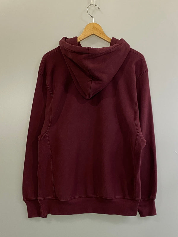 【中古品】【メンズ】 CHAMPION チャンピオン 00S VIRGINIA EPISCOPAL 00年代 ヴァージニア エピスコパル 長袖 フーディ パーカー スウェット 146-260724-hu-15-min カラー：ボルドー系 万代Net店