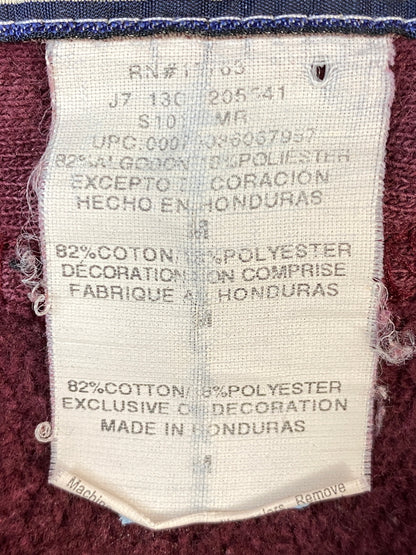 【中古品】【メンズ】 CHAMPION チャンピオン 00S VIRGINIA EPISCOPAL 00年代 ヴァージニア エピスコパル 長袖 フーディ パーカー スウェット 146-260724-hu-15-min カラー：ボルドー系 万代Net店