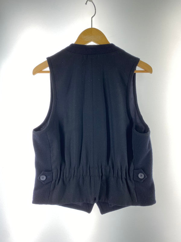 【中古品】【メンズ】 DRIES VAN NOTEN ドリスヴァンノッテン WOOL VEST ウールベスト トップス ジレ 141-260211-kk-22-min サイズ：48 カラー：ネイビー 万代Net店