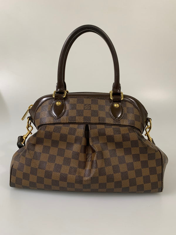 【中古品】【レディース】 LOUIS VUITTON ルイ・ヴィトン ダミエ トレヴィPM N51997 2WAYバッグ カバン 179-260214-kk-32-min カラー：エベヌ 万代Net店