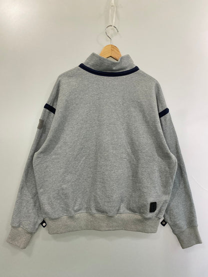【中古品】【メンズ】 PHINGERIN フィンガリン QUARTER ZIP SWEATSHIRT PD-252-HCS-011 クオーター ジップ スウェットシャツ トップス 140-260214-kk-05-min サイズ：L カラー：グレー 万代Net店