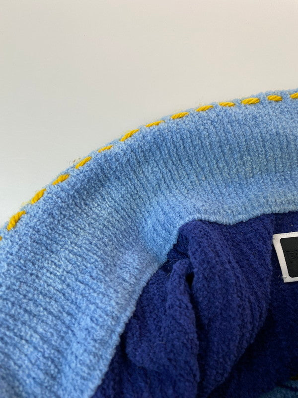 【中古品】【メンズ】 PHINGERIN フィンガリン 24AW PG1 KNIT PD-242-KN-011 ニットジャケット ライトアウター 140-260214-kk-04-min サイズ：L カラー：SAX×BLUEBLUE 万代Net店