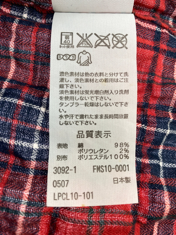 【中古品】【メンズ】 FRAGMENT フラグメント ×LEVIS リーバイス WESTERN SS SHIRT 半袖シャツ ショートスリーブ 142-260711-AS-38-min サイズ：M カラー：レッド/ネイビー 万代Net店