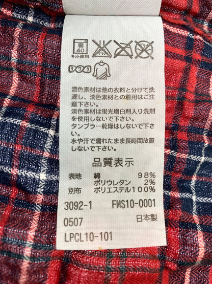 【中古品】【メンズ】 FRAGMENT フラグメント ×LEVIS リーバイス WESTERN SS SHIRT 半袖シャツ ショートスリーブ 142-260711-AS-38-min サイズ：M カラー：レッド/ネイビー 万代Net店