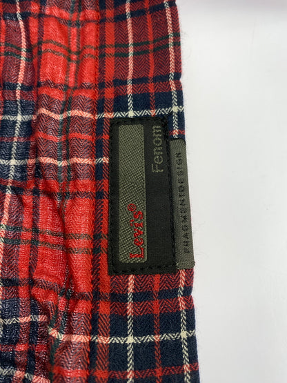 【中古品】【メンズ】 FRAGMENT フラグメント ×LEVIS リーバイス WESTERN SS SHIRT 半袖シャツ ショートスリーブ 142-260711-AS-38-min サイズ：M カラー：レッド/ネイビー 万代Net店