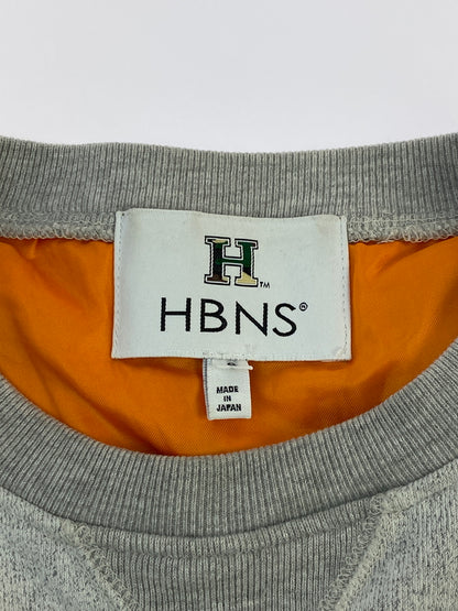 【中古品】【メンズ】 HBNS ハバノス QUILTING DOCKING SWEATSHIRT スウェットシャツ トレーナー 142-260711-AS-39-min サイズ：S カラー：グレー 万代Net店