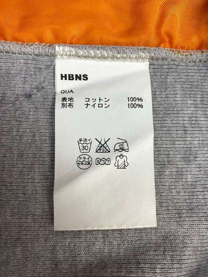 【中古品】【メンズ】 HBNS ハバノス QUILTING DOCKING SWEATSHIRT スウェットシャツ トレーナー 142-260711-AS-39-min サイズ：S カラー：グレー 万代Net店