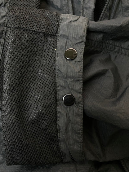 【中古品】【メンズ】 STONE ISLAND ストーンアイランド SEERSUCKER-TC JACKET 721544229 シアサッカー ティーシー ジャケット メンズアウター 141-260213-em-46-min サイズ：XL カラー：ブラック 万代Net店