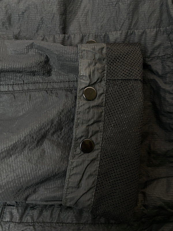【中古品】【メンズ】 STONE ISLAND ストーンアイランド SEERSUCKER-TC JACKET 721544229 シアサッカー ティーシー ジャケット メンズアウター 141-260213-em-46-min サイズ：XL カラー：ブラック 万代Net店