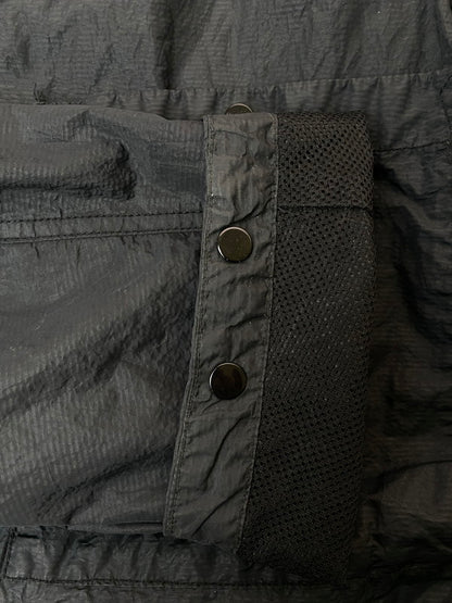 【中古品】【メンズ】 STONE ISLAND ストーンアイランド SEERSUCKER-TC JACKET 721544229 シアサッカー ティーシー ジャケット メンズアウター 141-260213-em-46-min サイズ：XL カラー：ブラック 万代Net店