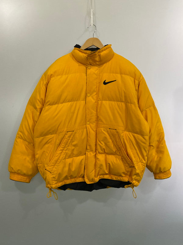 【中古品】【メンズ】 NIKE ナイキ 90S DOWN JACKET 90年代 ダウン ジャケット メンズ アウター 146-260213-em-40-min サイズ：L カラー：ブライト イエロー 万代Net店