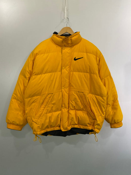 【中古品】【メンズ】 NIKE ナイキ 90S DOWN JACKET 90年代 ダウン ジャケット メンズ アウター 146-260213-em-40-min サイズ：L カラー：ブライト イエロー 万代Net店
